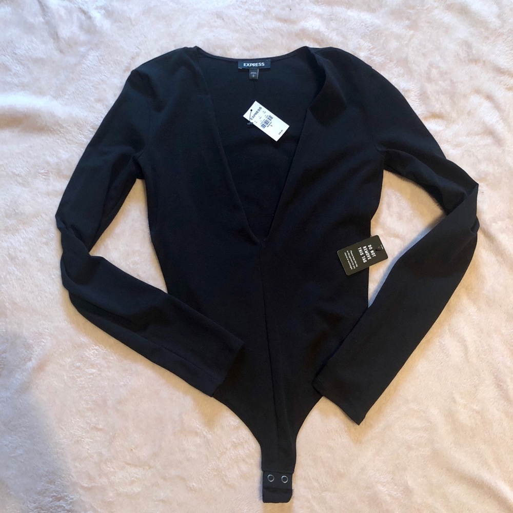 Sexy Deep Plunge Bodysuit